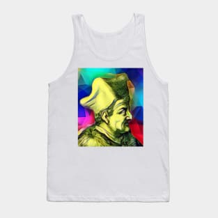 Lorenzo Valla Colourful Portrait | Lorenzo Valla Artwork 7 Tank Top